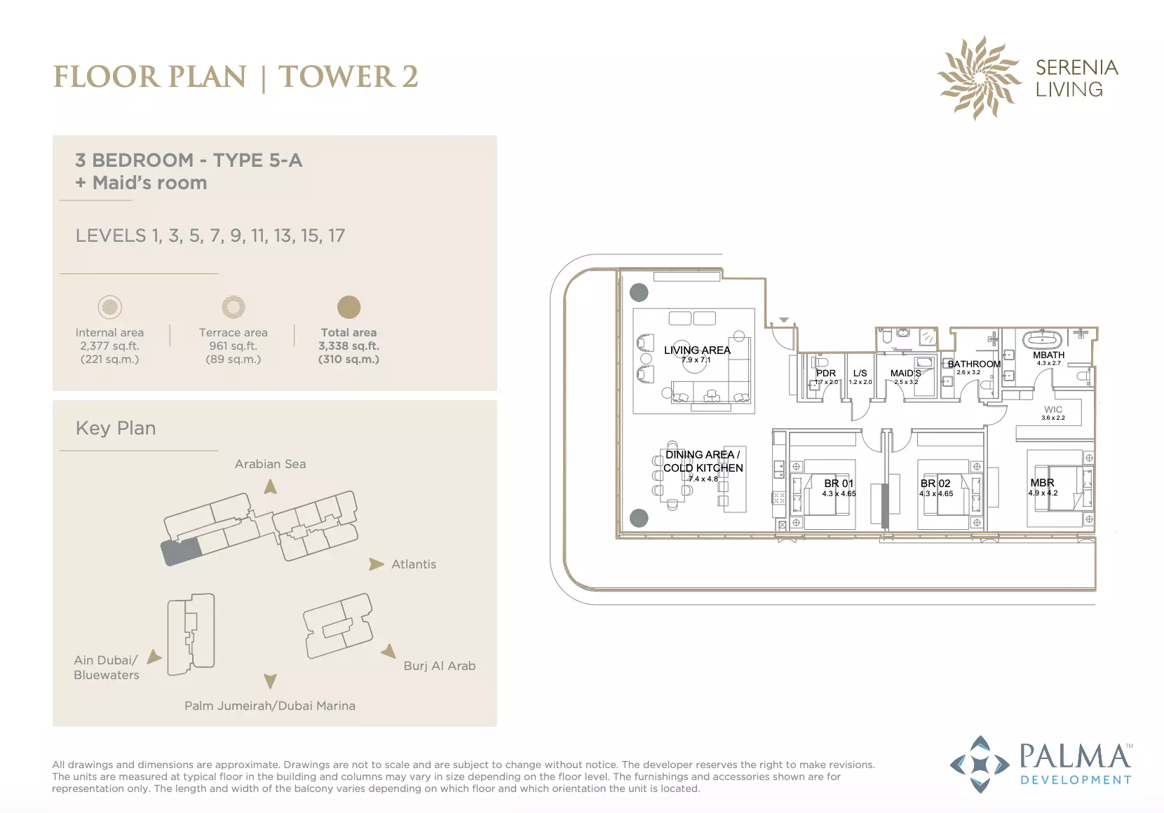 Serenia Living - Type 5-A Floor Plan