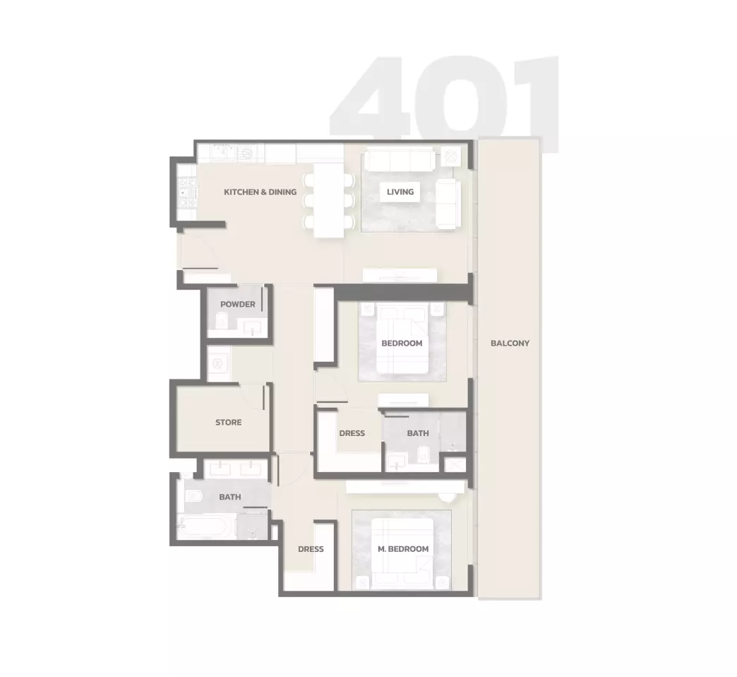 Unit floor plan image