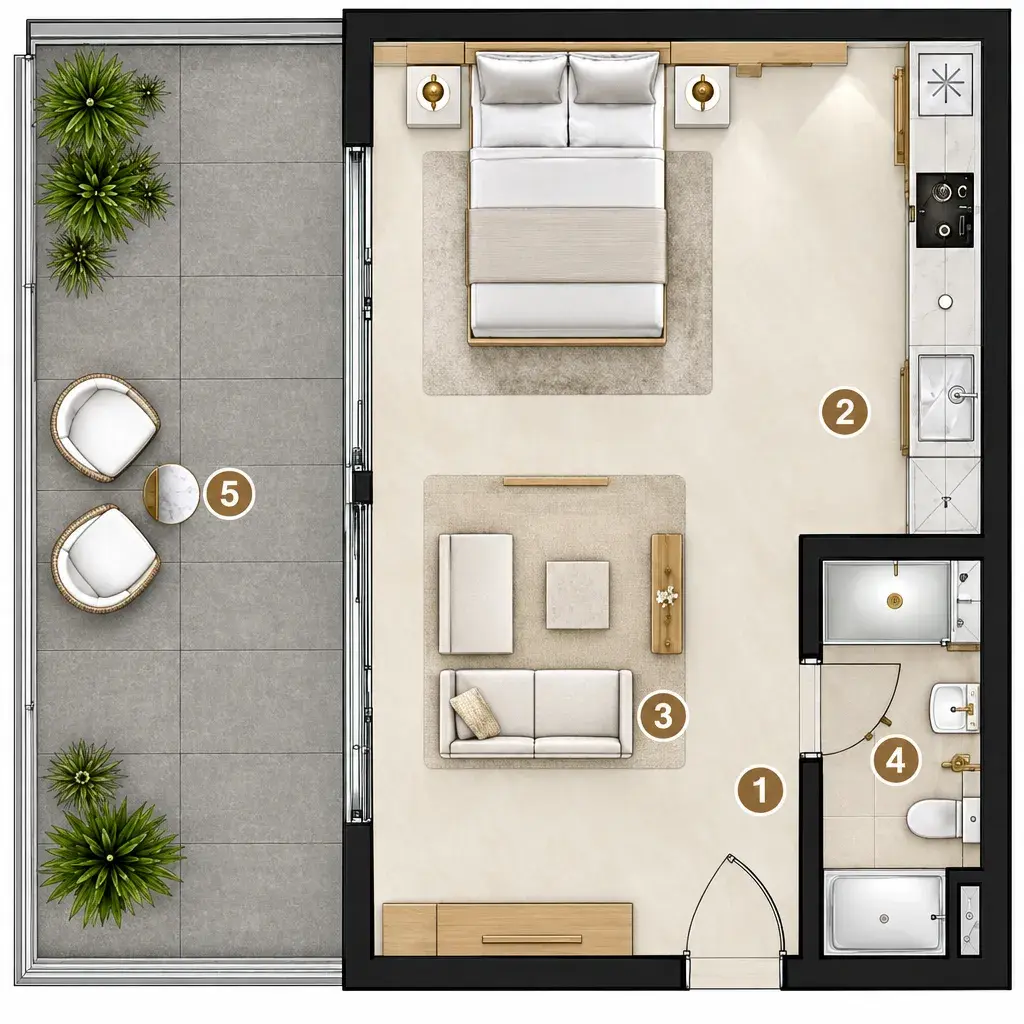 Unit floor plan image