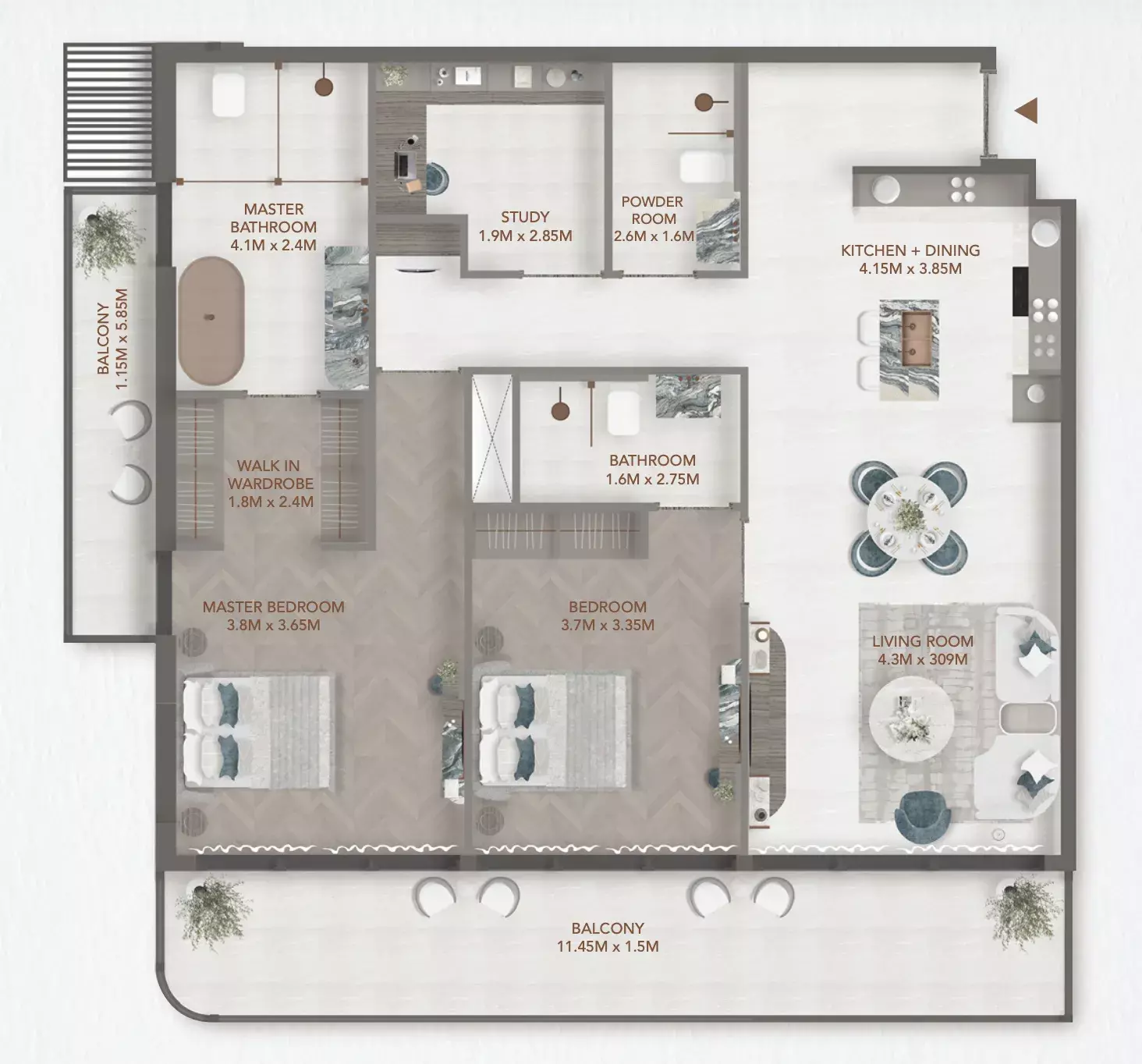 Unit floor plan image