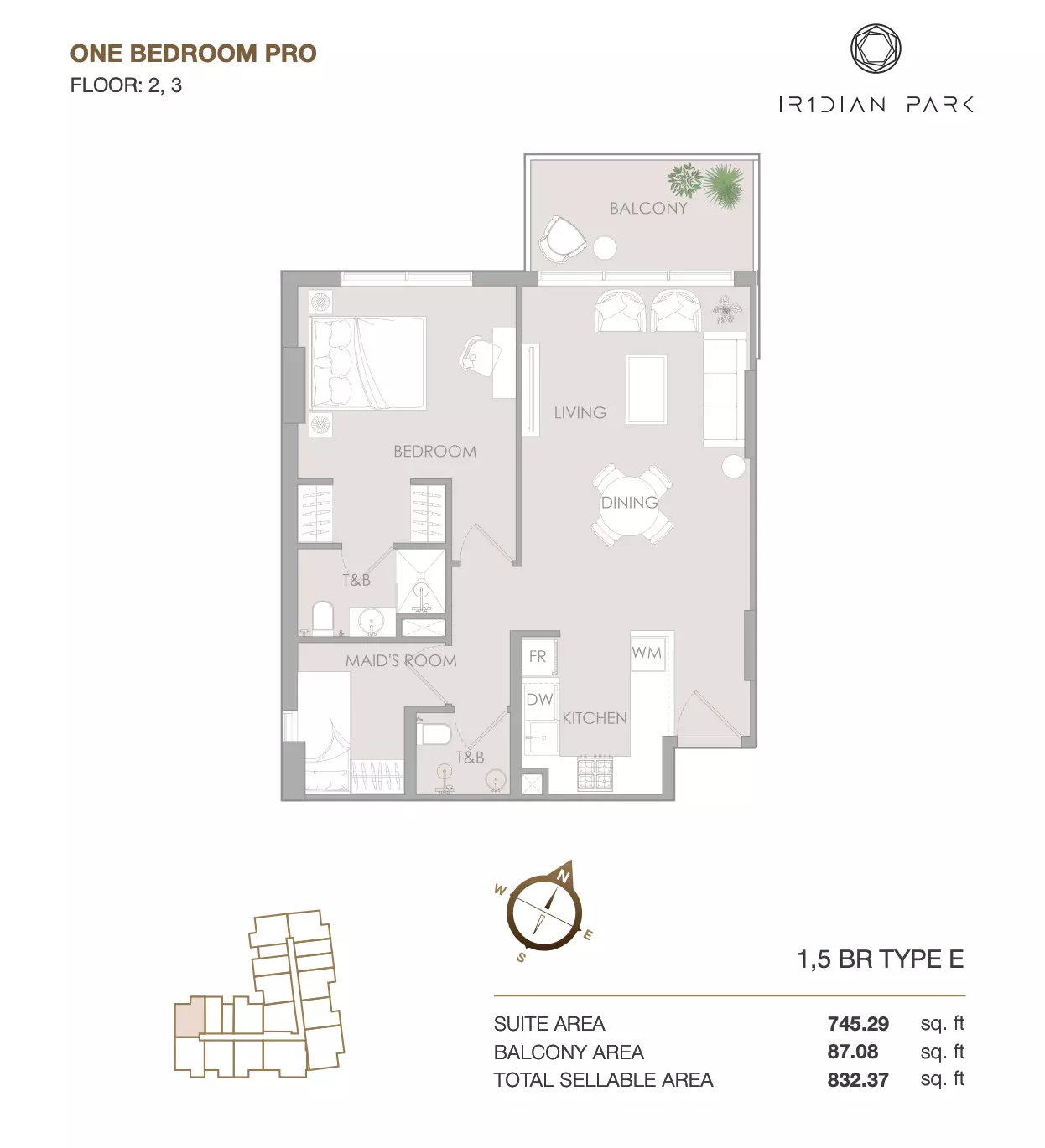 Unit floor plan image