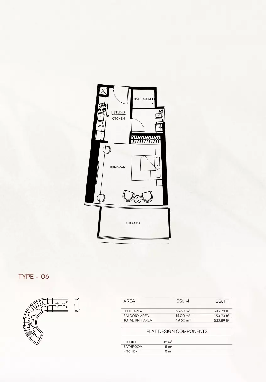 Unit floor plan image