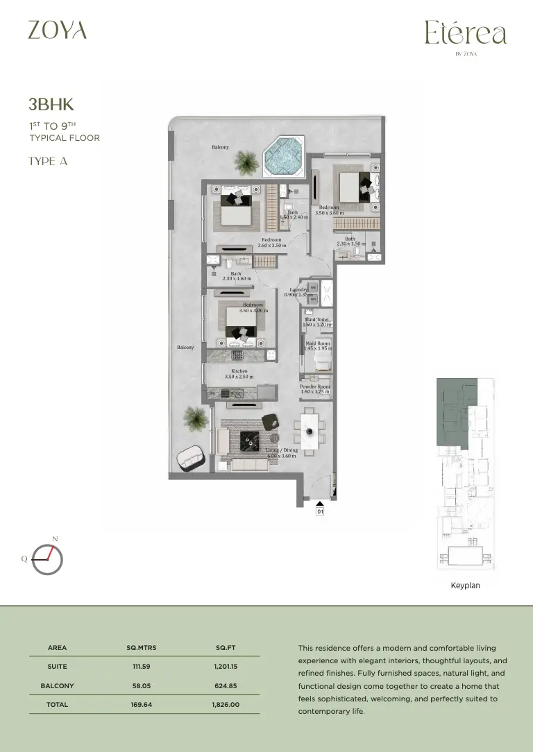 Unit floor plan image