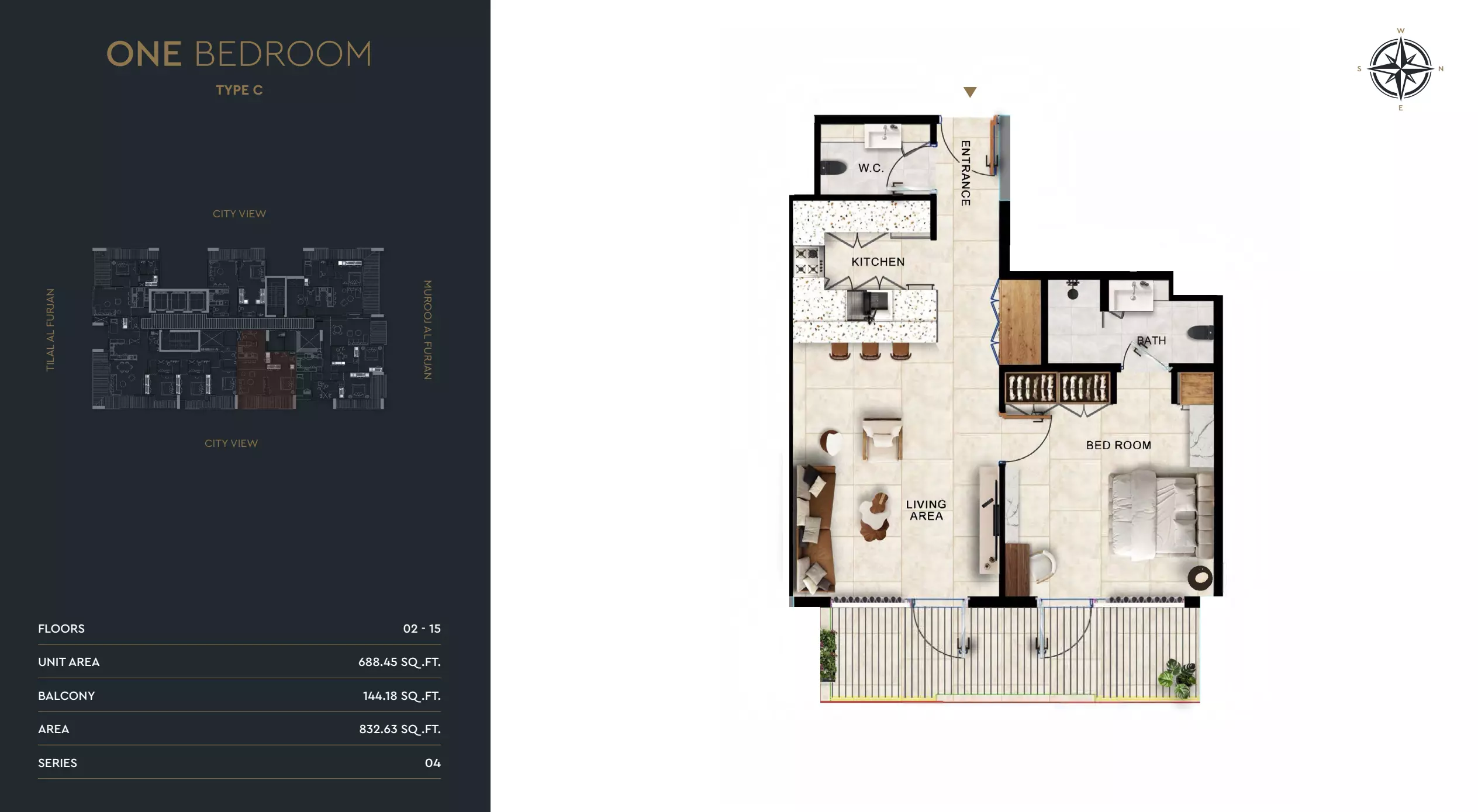 Unit floor plan image