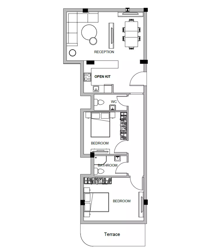 Unit floor plan image