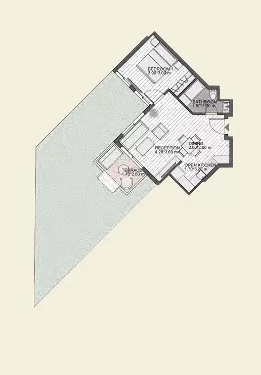 Unit floor plan image