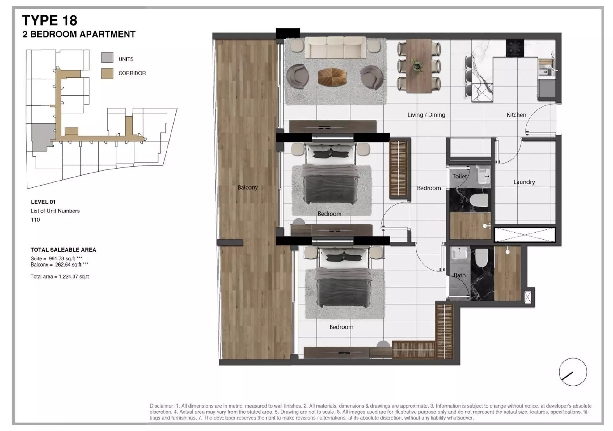 Unit floor plan image