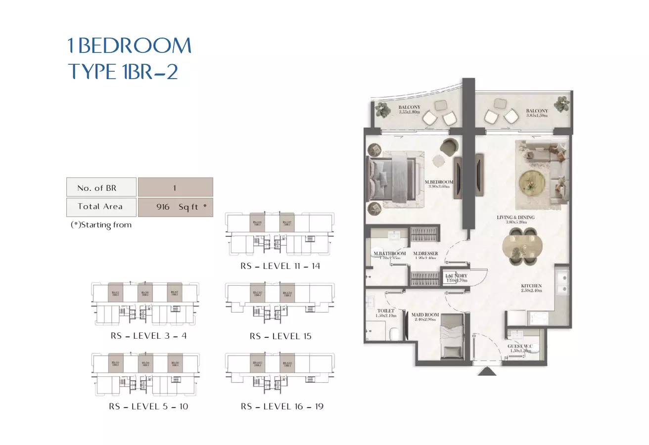 Unit floor plan image