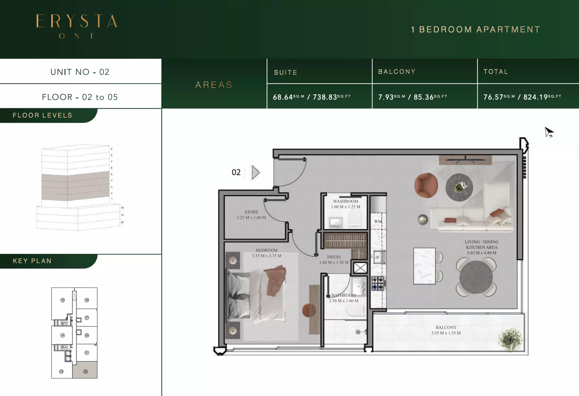 Unit floor plan image