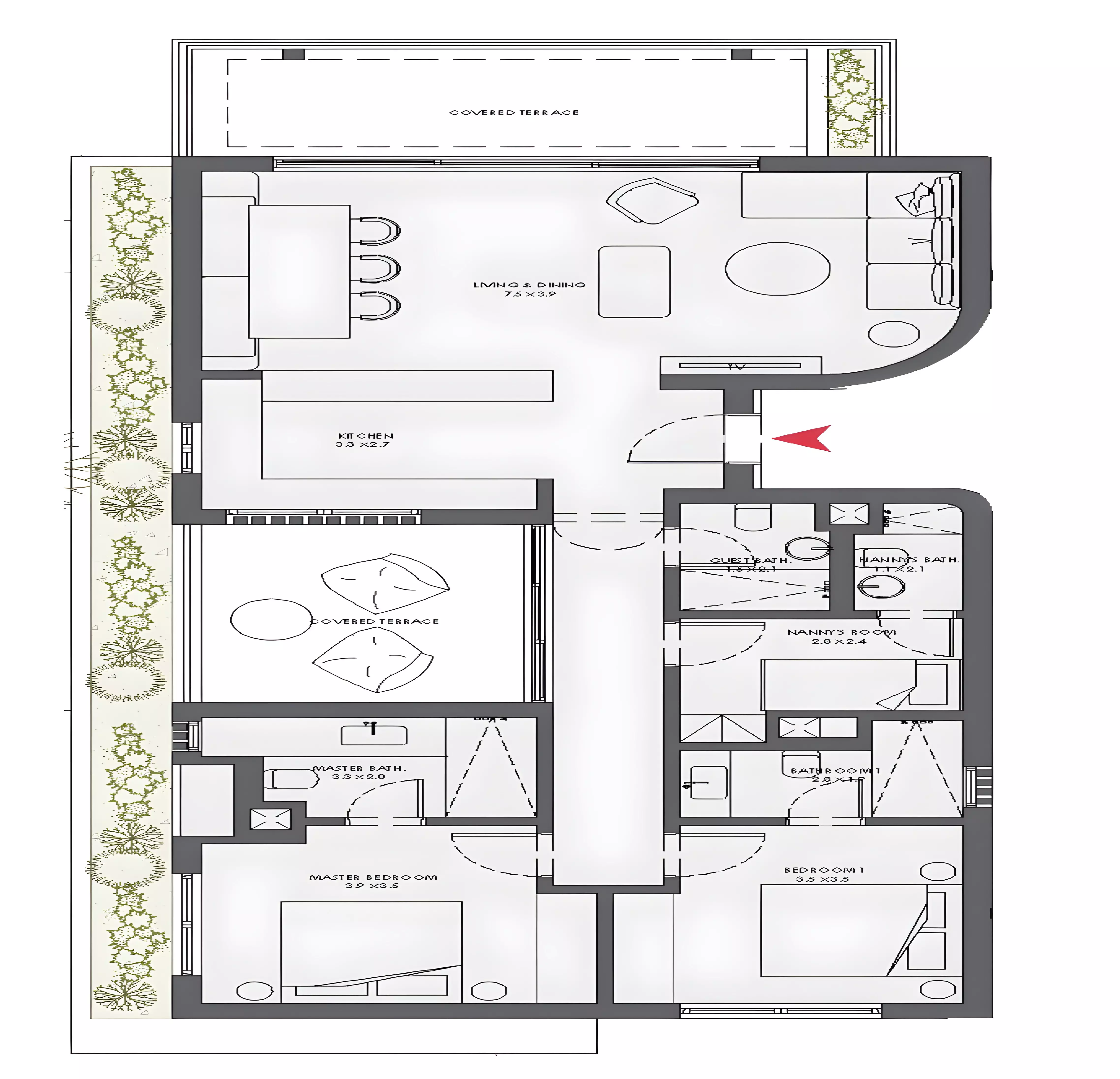Unit floor plan image