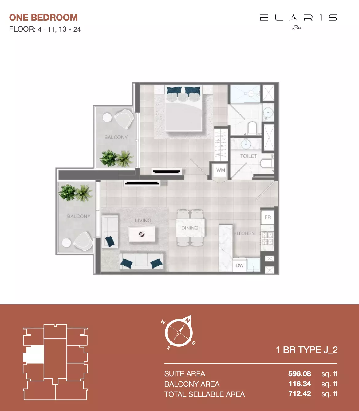 Unit floor plan image
