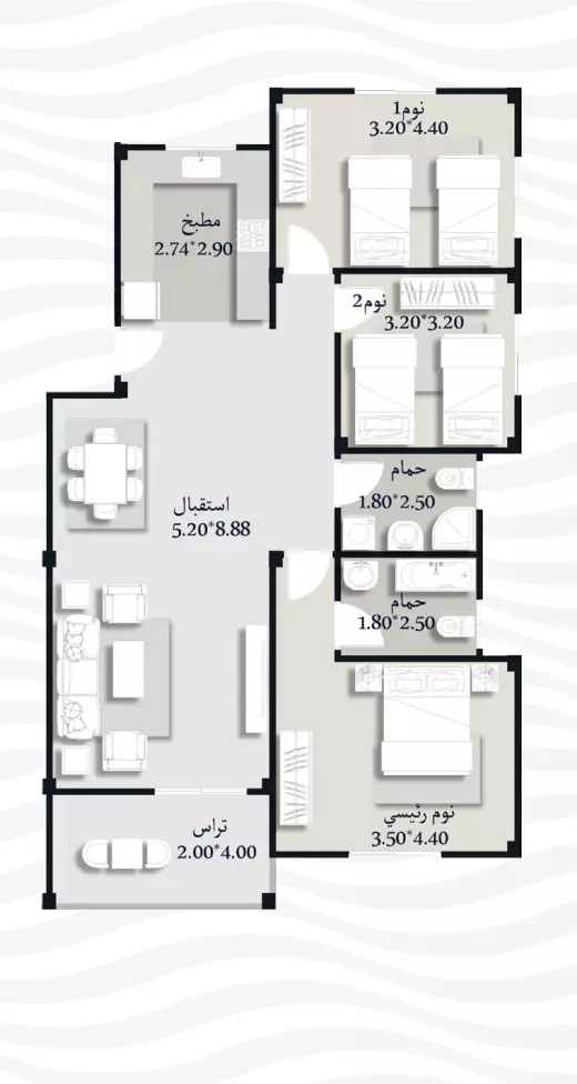 Unit floor plan image
