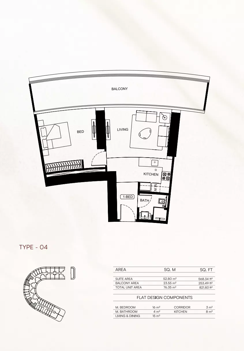 Unit floor plan image