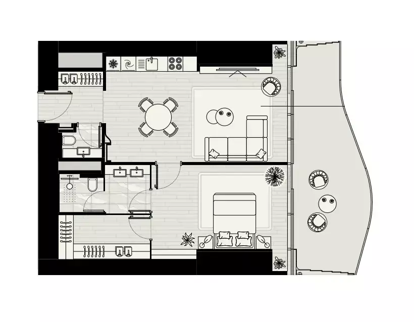 Unit floor plan image