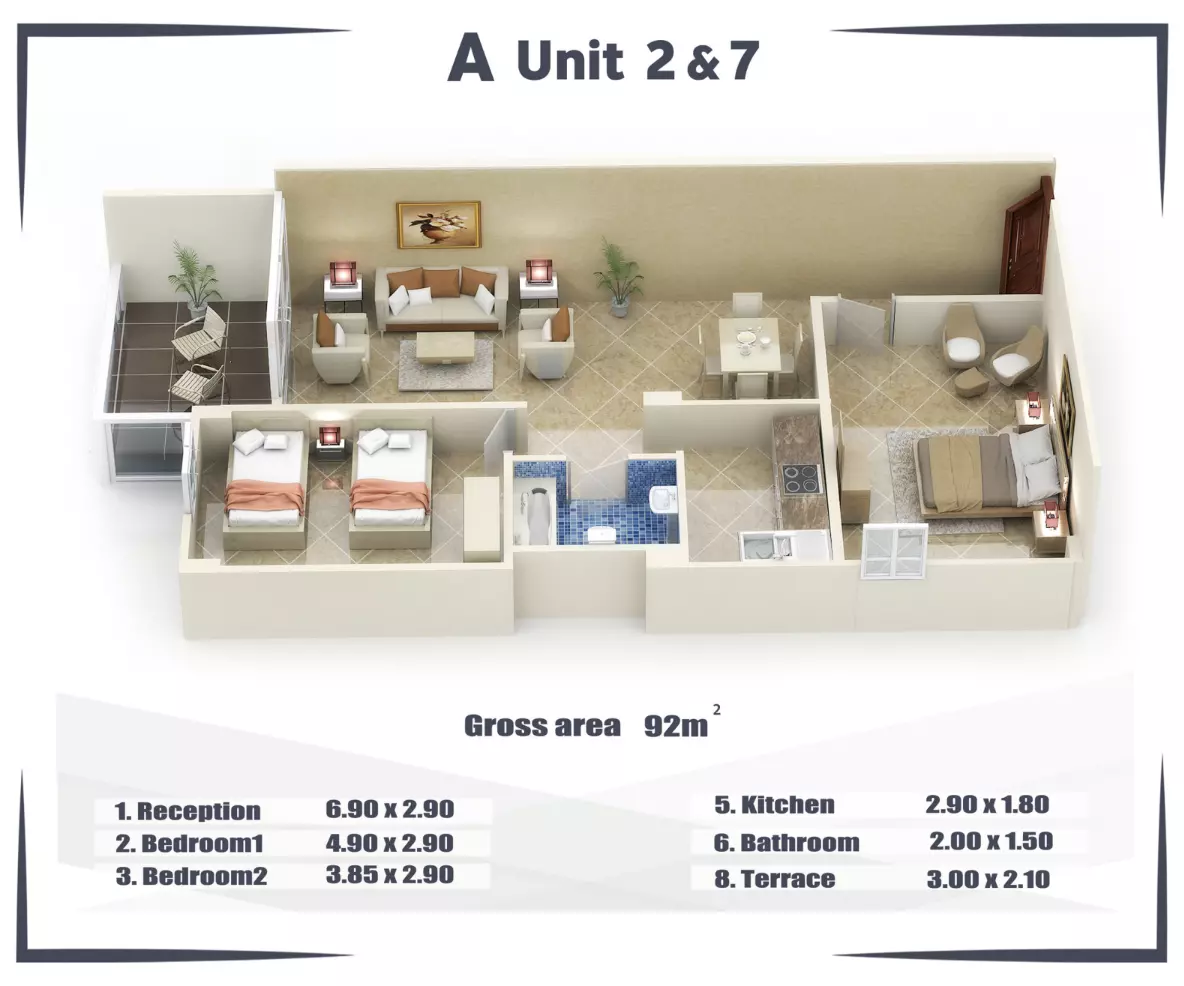 Unit floor plan image
