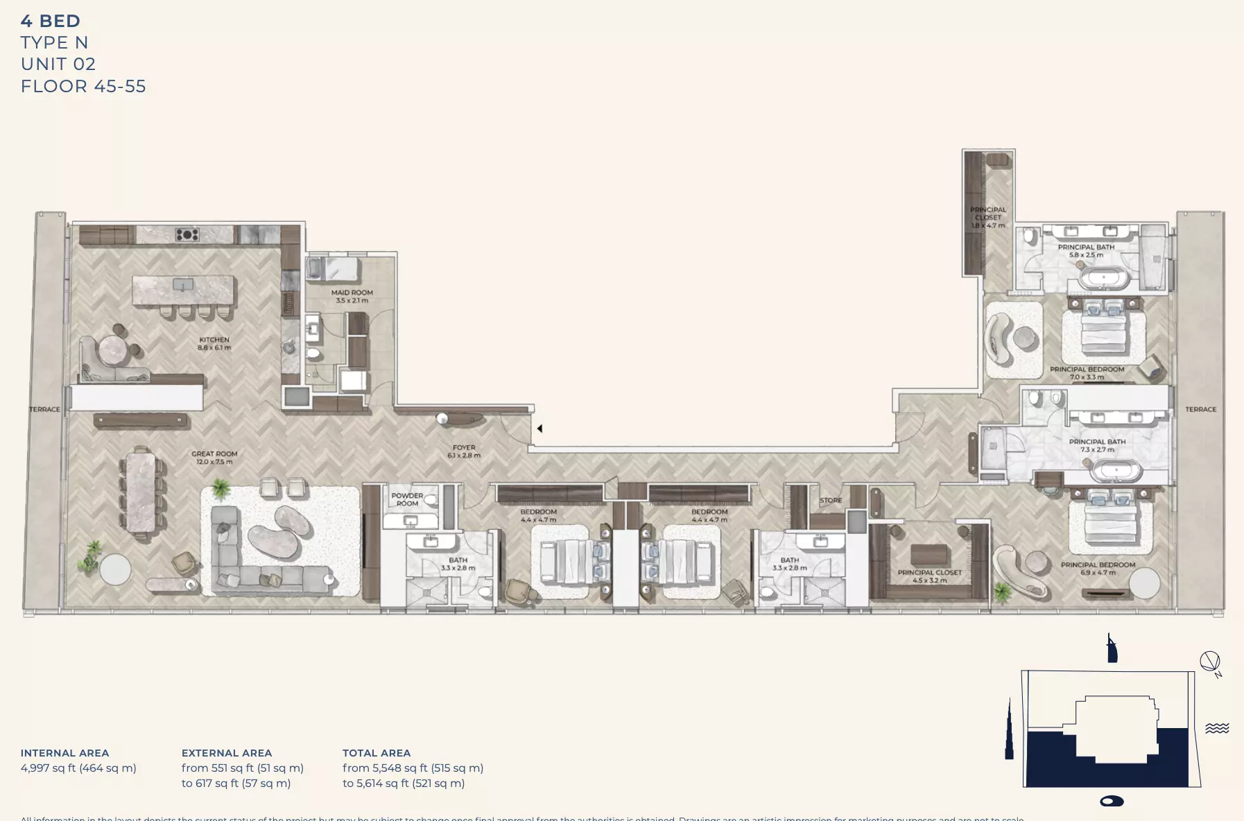 Unit floor plan image
