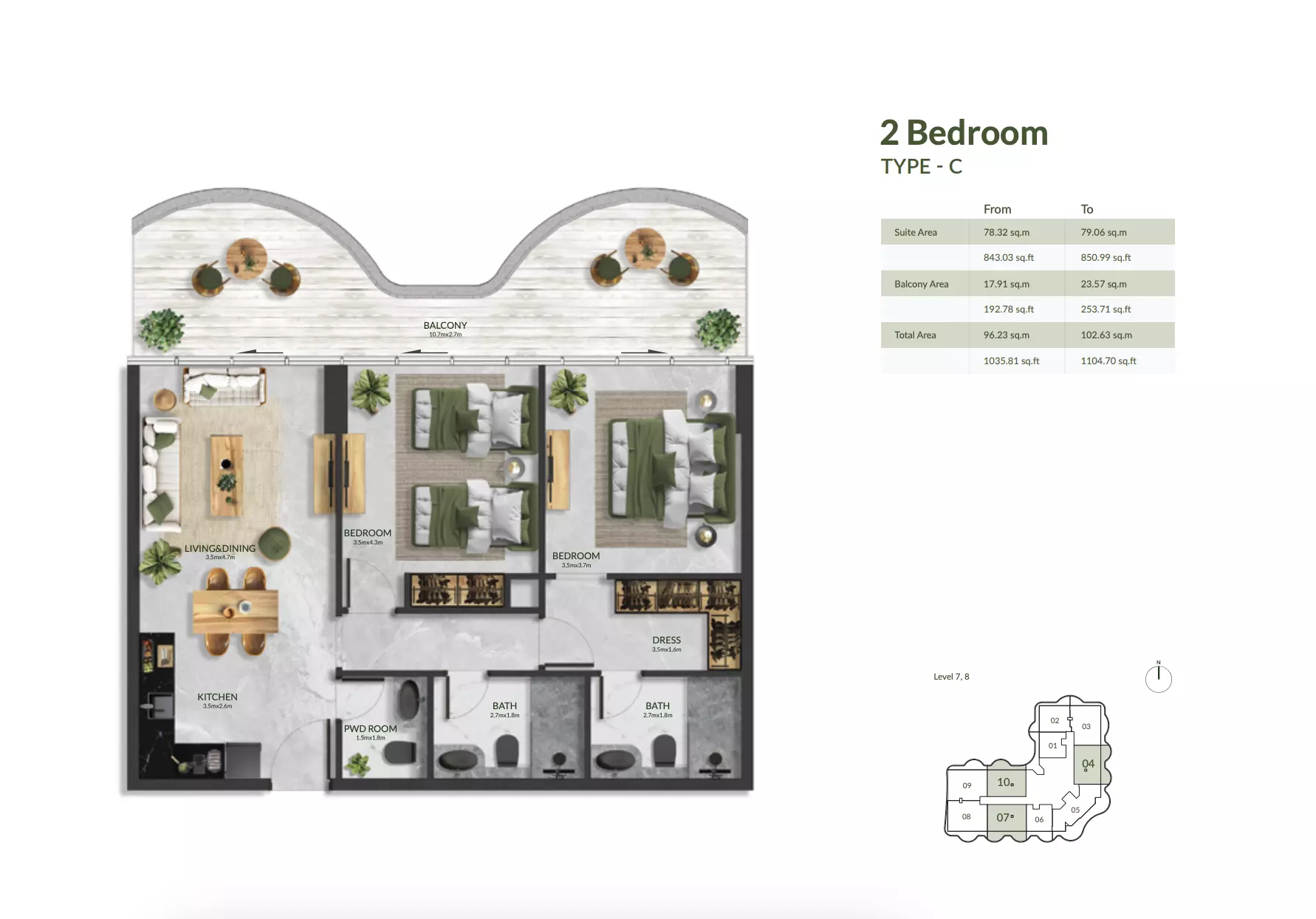 Unit floor plan image