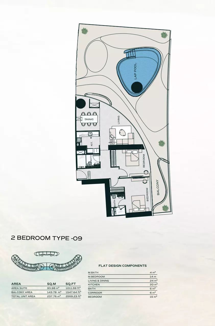 Unit floor plan image