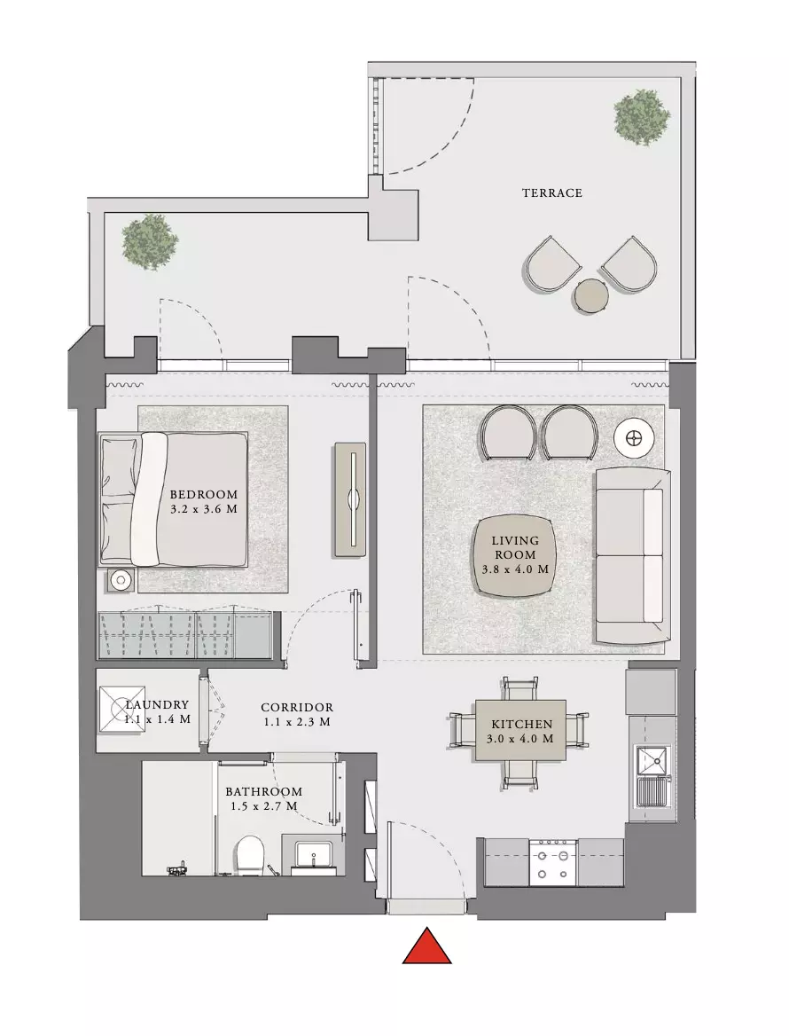 Creek Beach Lotus Unit 104, Level 01 Building 4, 1 bed