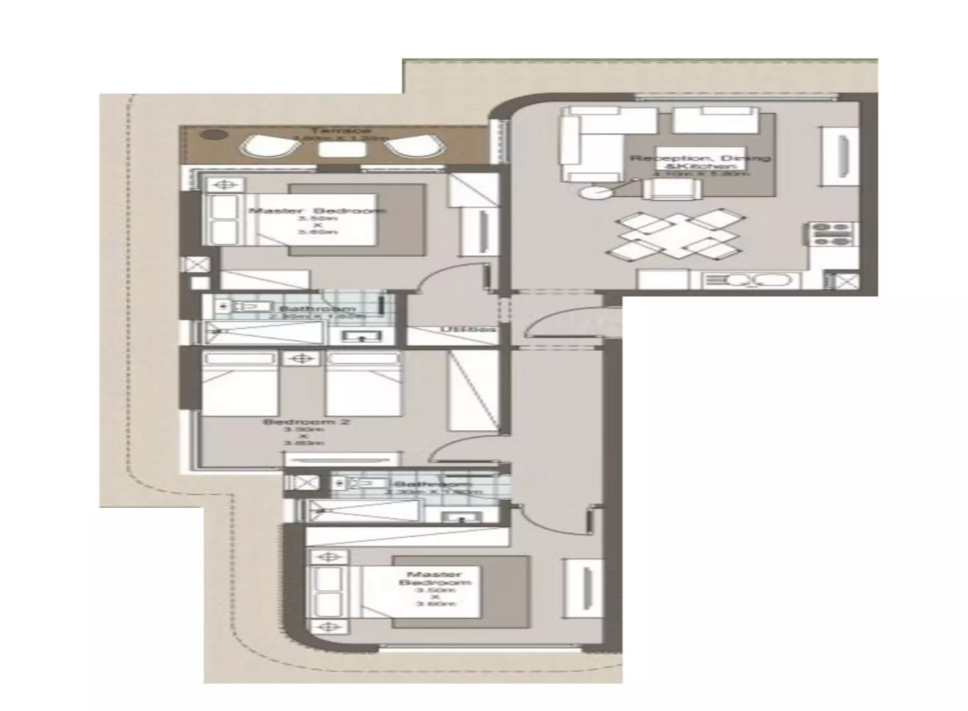 Unit floor plan image