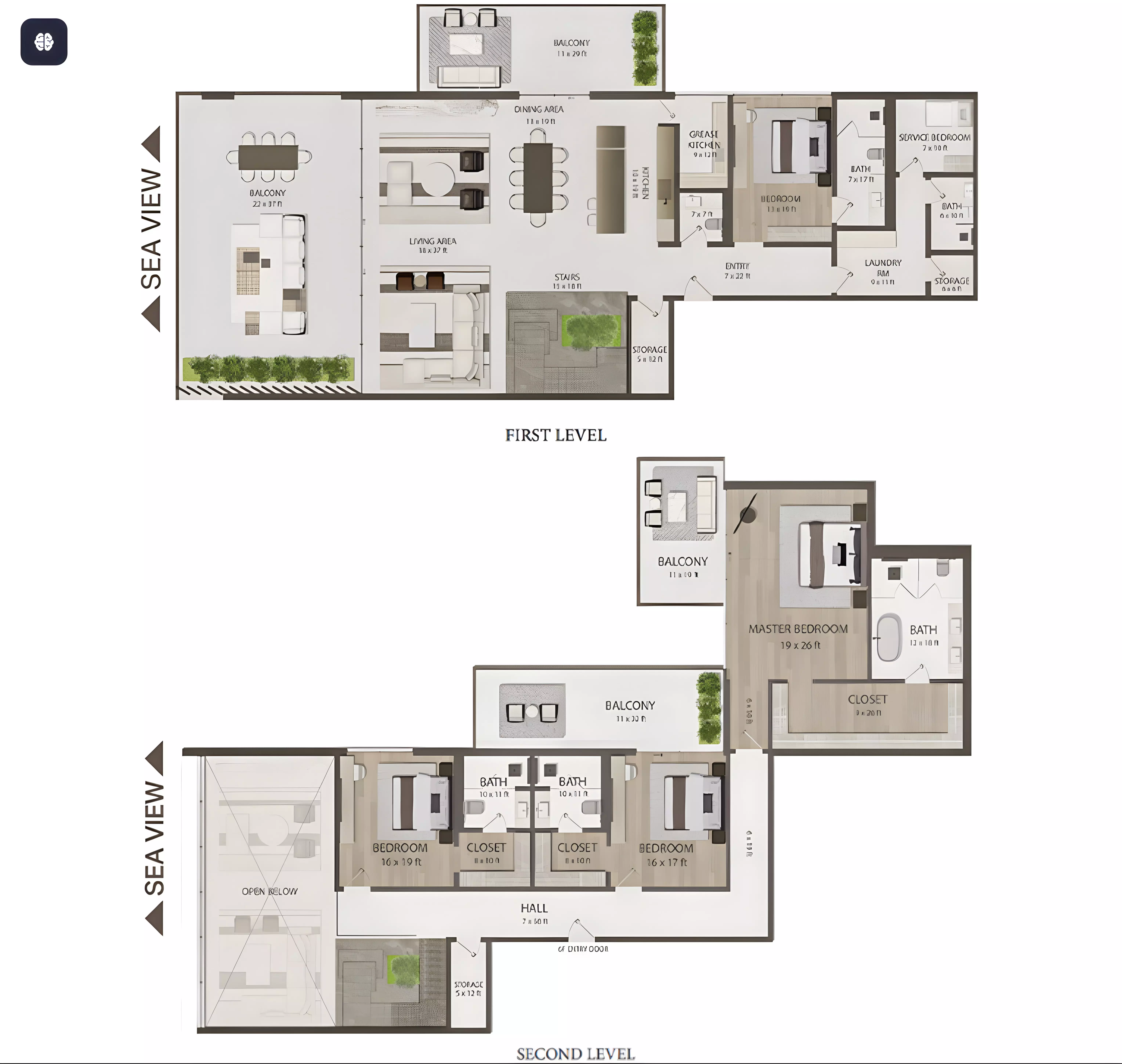 Unit floor plan image