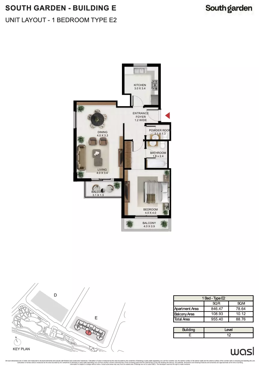 Unit floor plan image