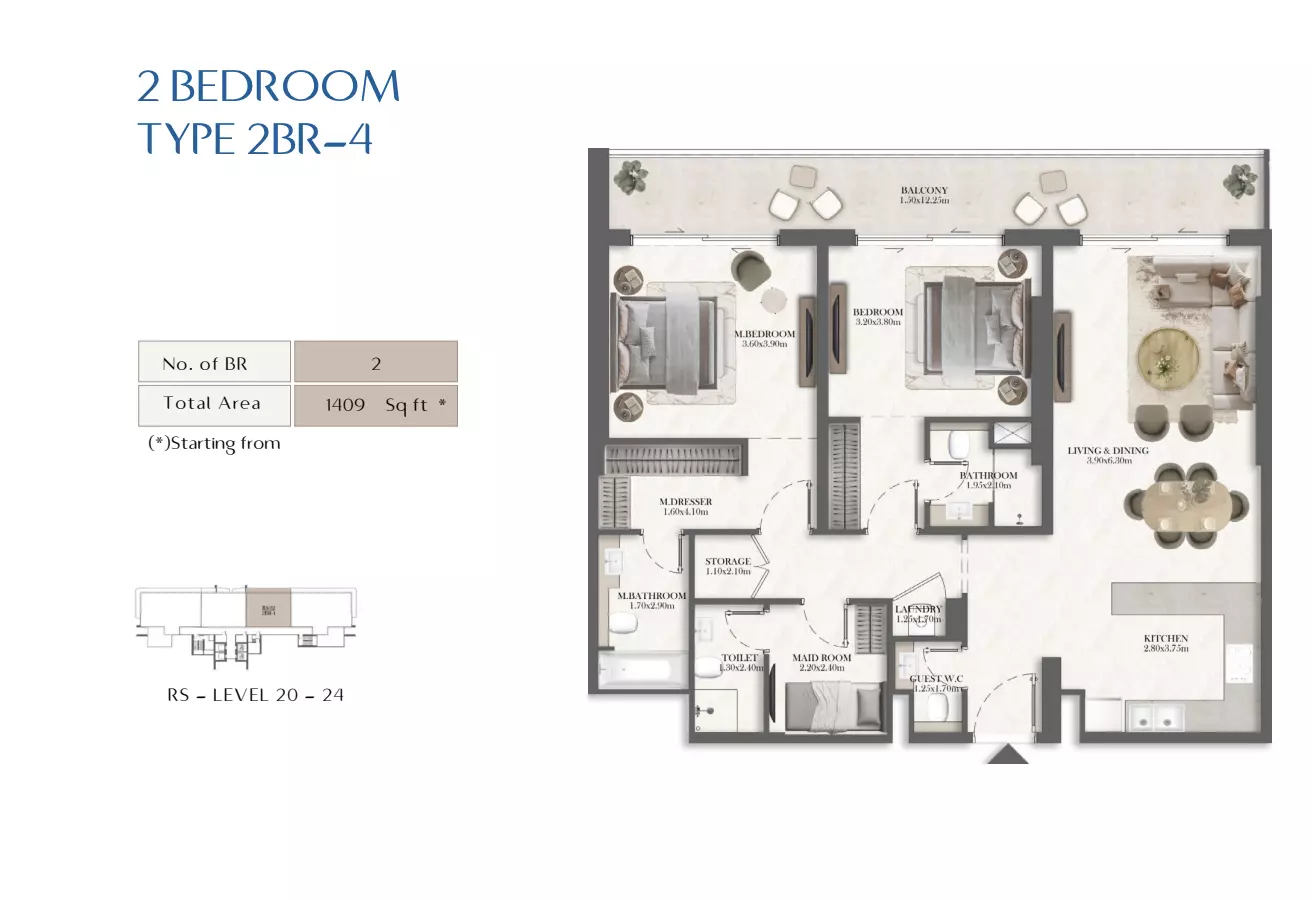 Unit floor plan image
