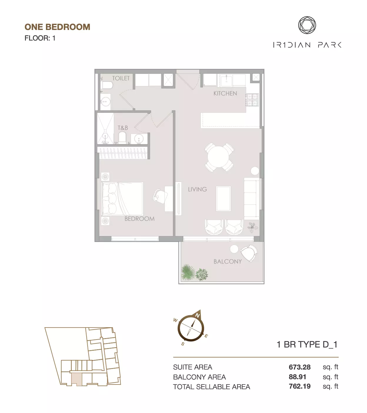 Unit floor plan image