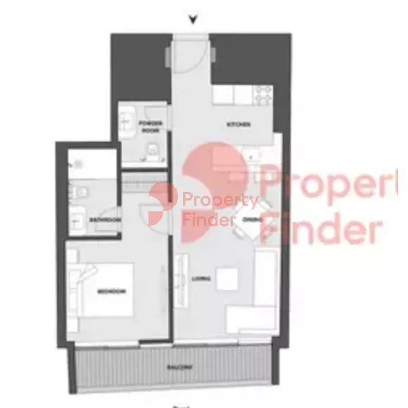 15 Northside Tower B Unit 703, Seventh Floor, 1 bed