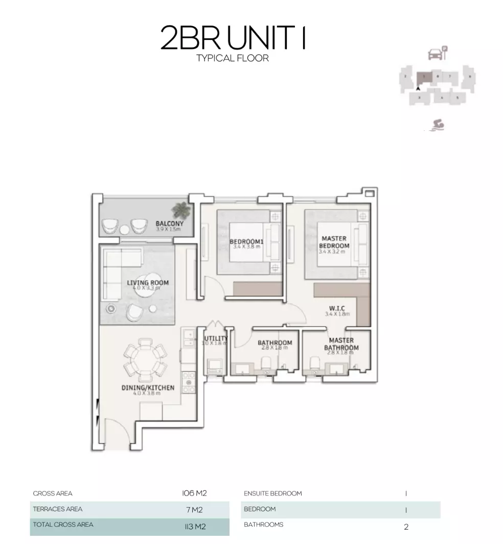 Unit floor plan image