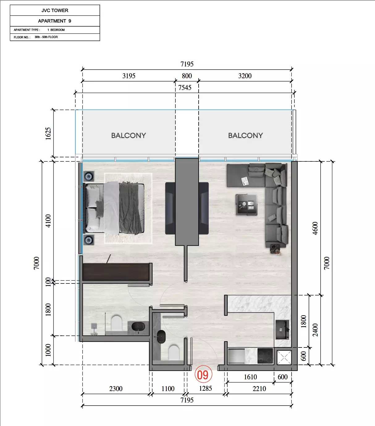 Unit floor plan image