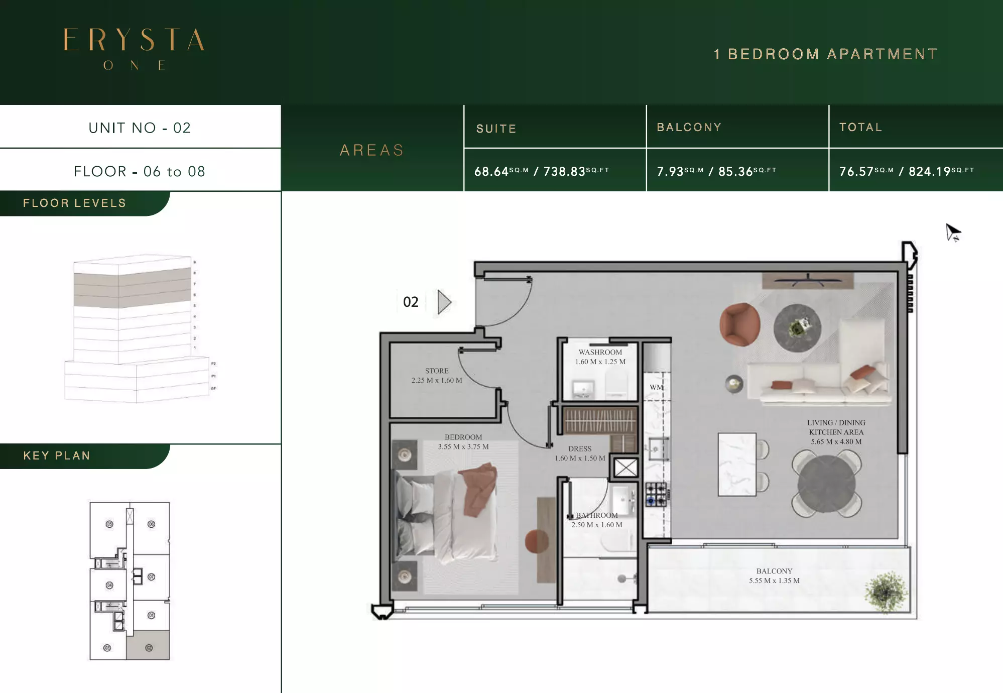 Unit floor plan image