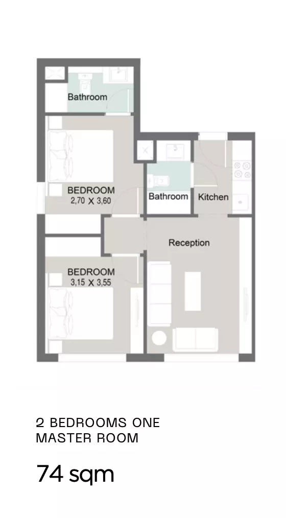 صورة مخطط ارضية الوحدة