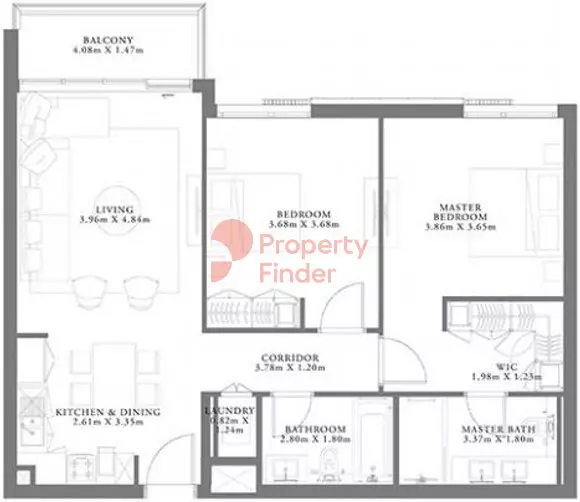 Seagate Type 6a Building 3 Unit 1 Level 1, 2 beds