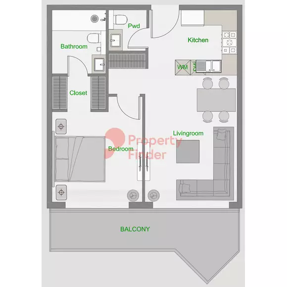 The Central Downtown - Type 7 ,Tower D Floor Plan