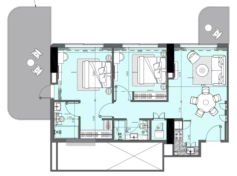 Unit floor plan image