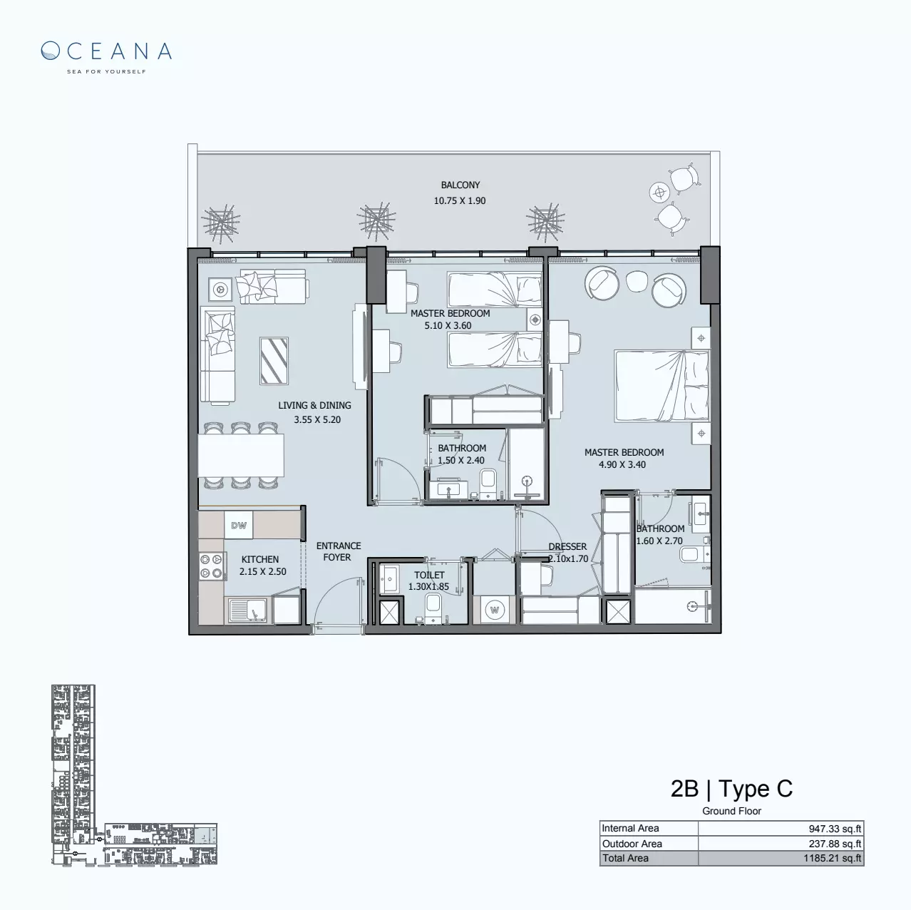 Unit floor plan image