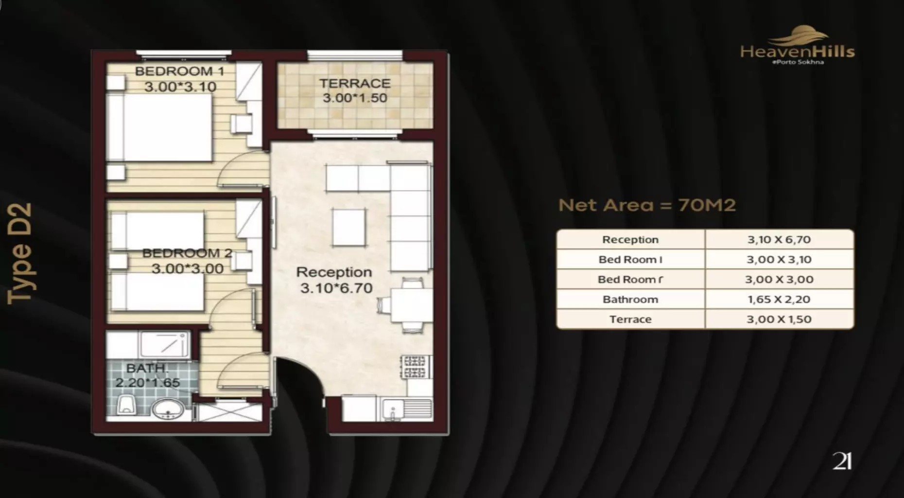 Unit floor plan image