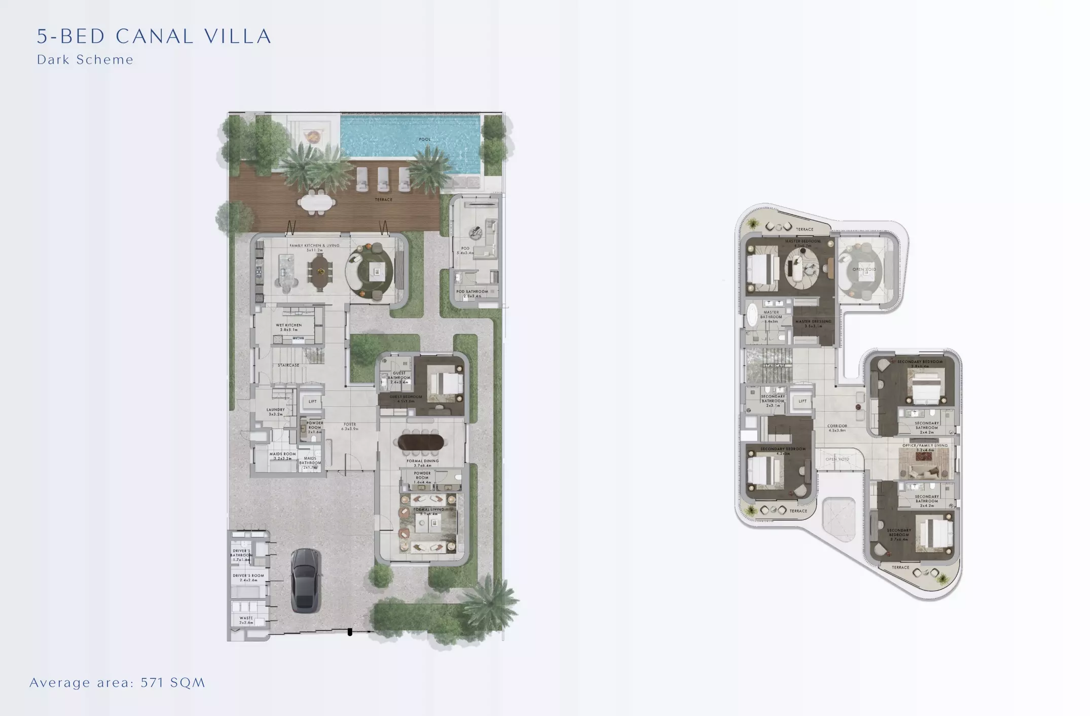 صورة مخطط ارضية الوحدة