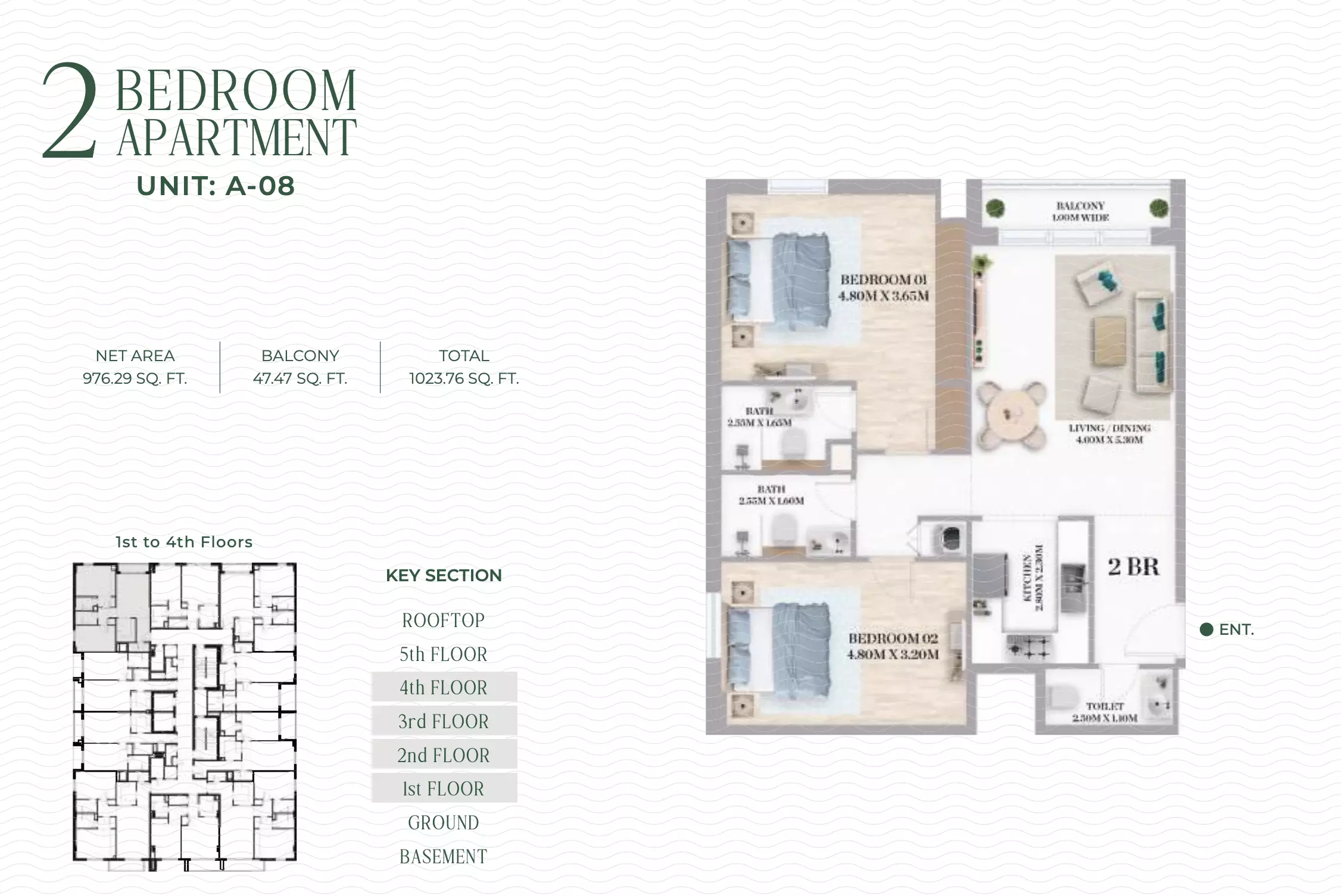 Unit floor plan image