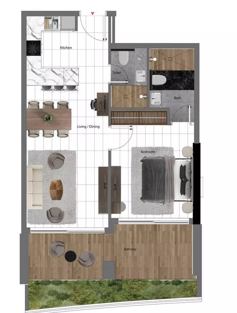 Unit floor plan image