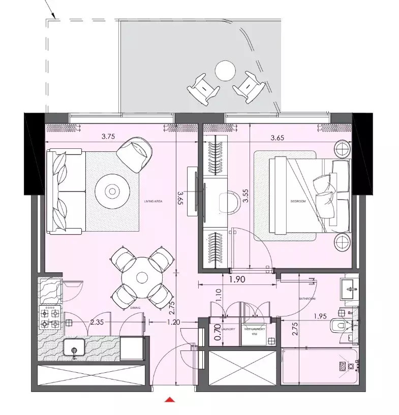 Unit floor plan image