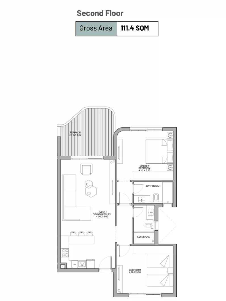 Unit floor plan image