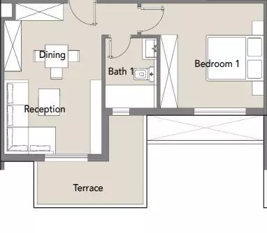 Unit floor plan image
