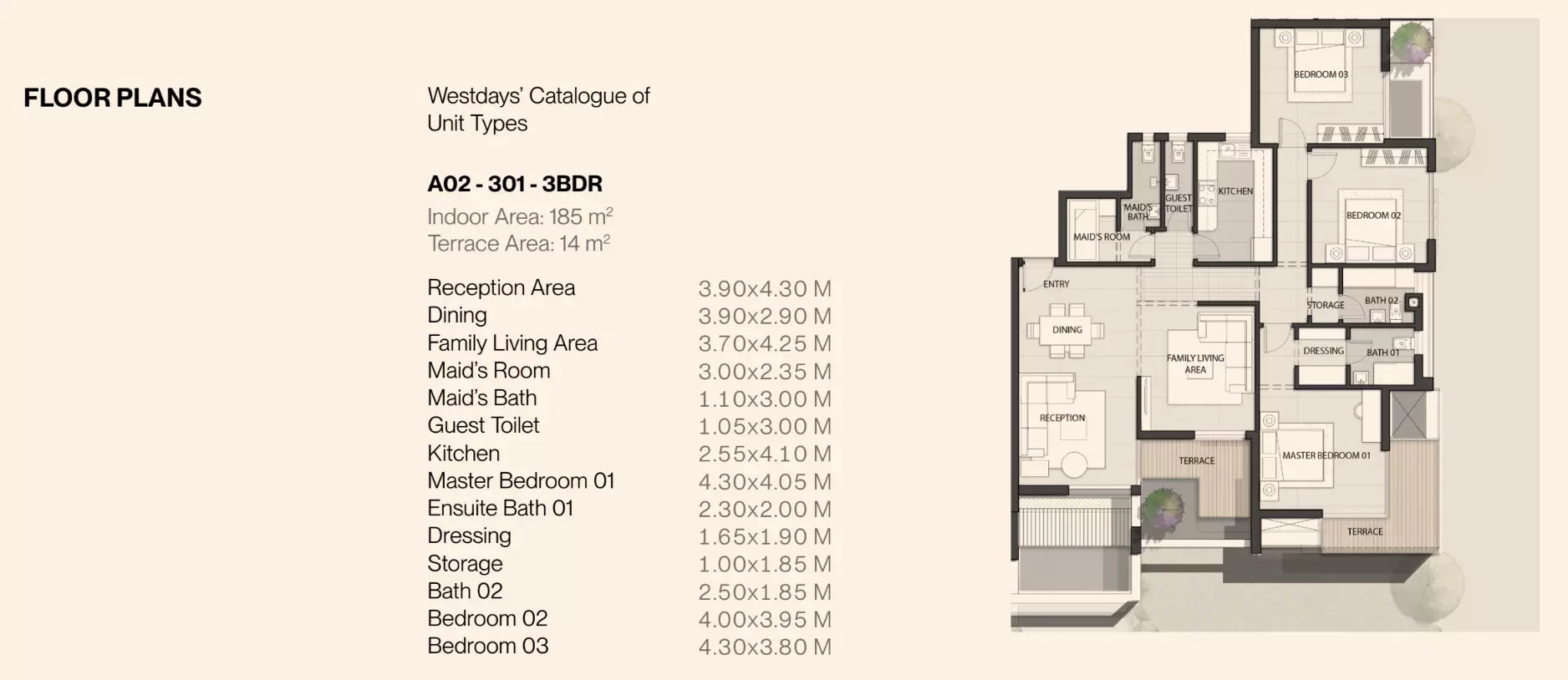 Unit floor plan image