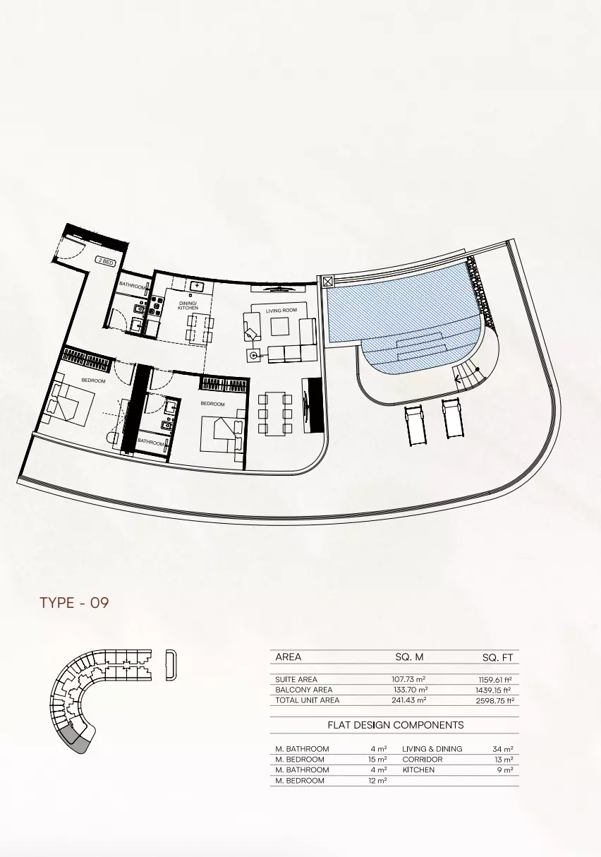 Unit floor plan image