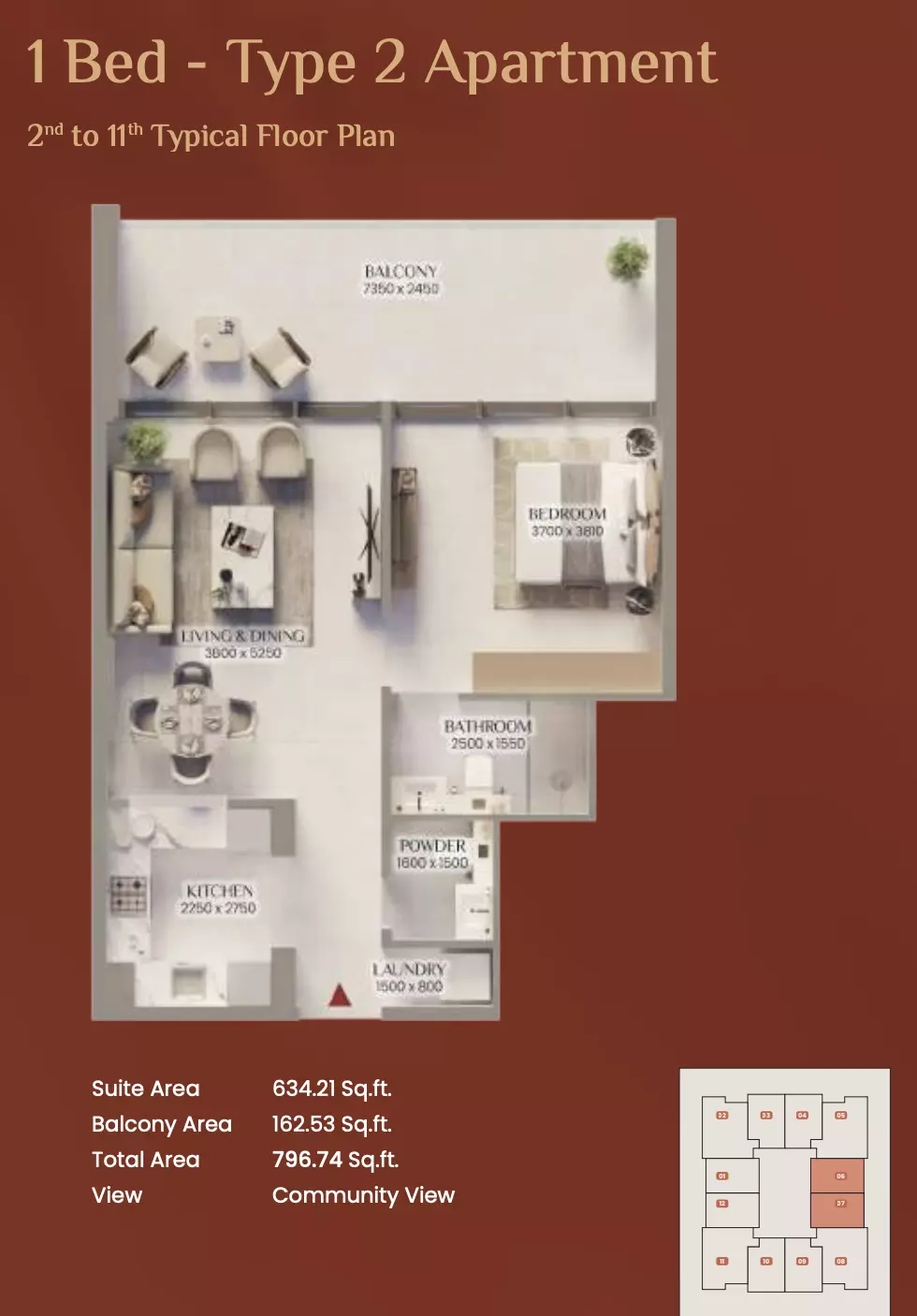 Unit floor plan image