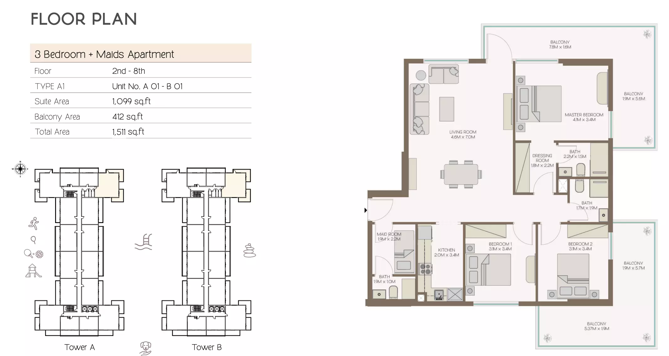 Unit floor plan image