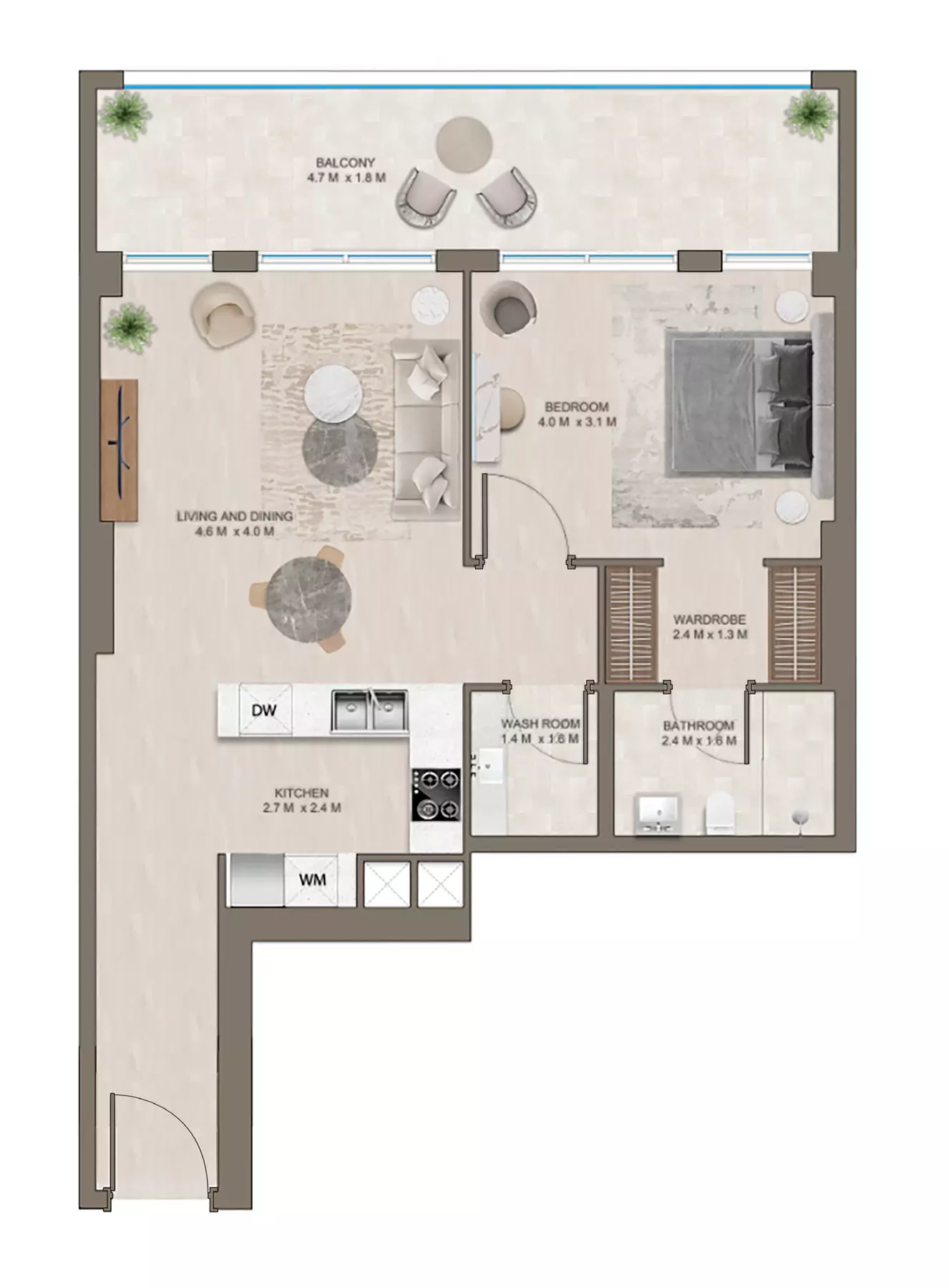 Unit floor plan image