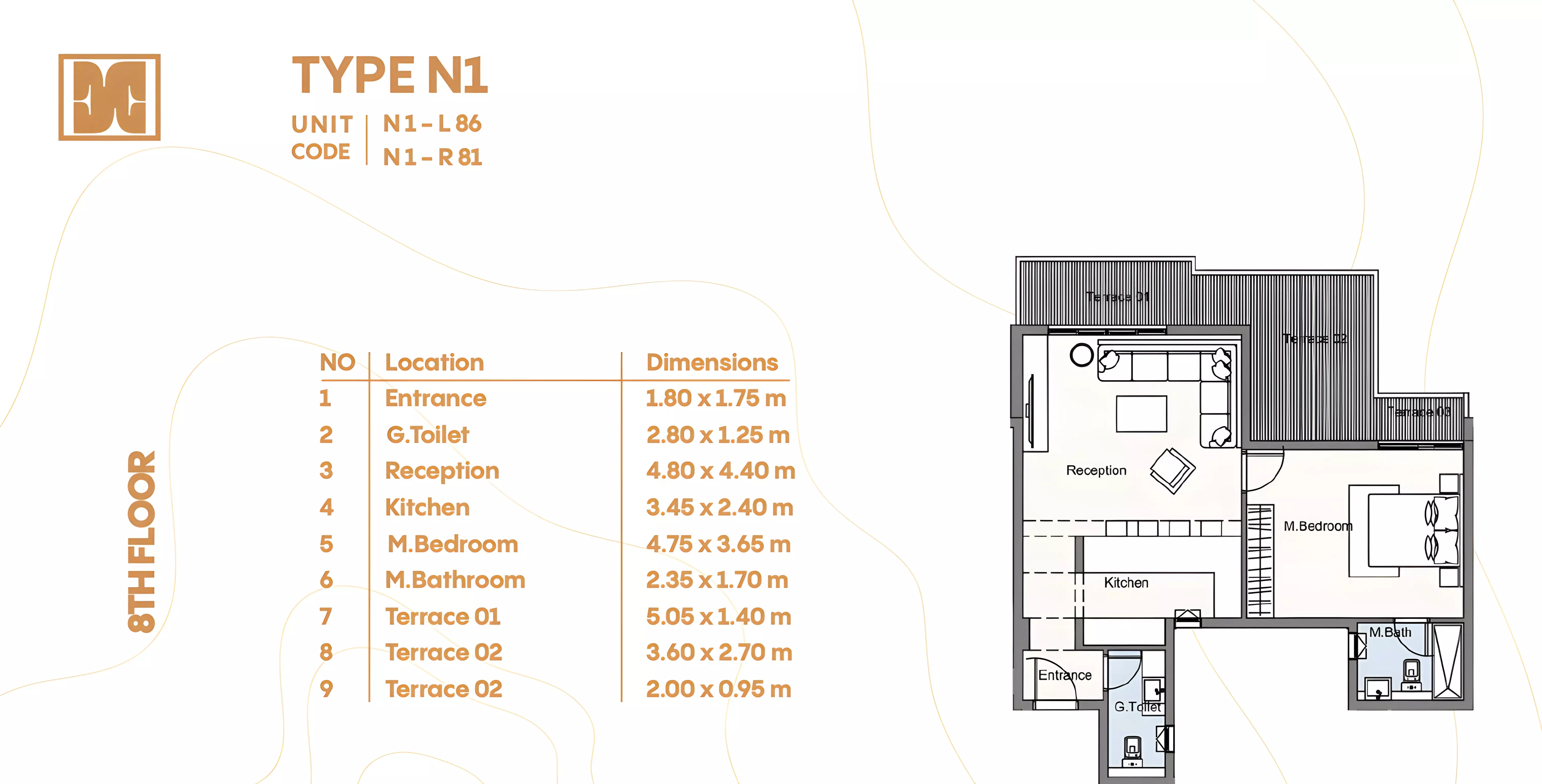 Unit floor plan image
